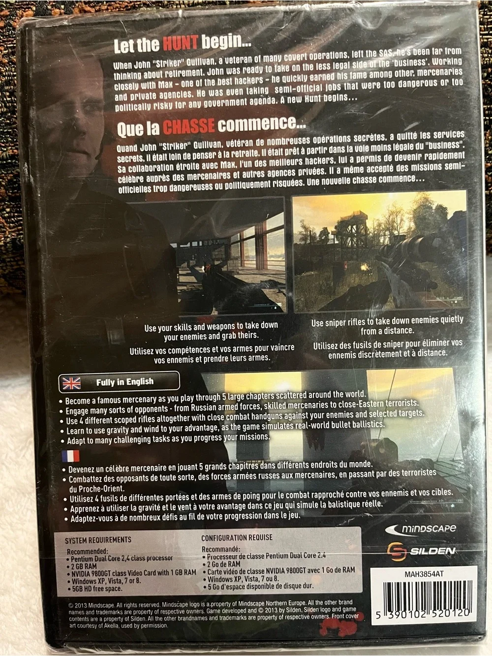 ManHunter PC Game by Mindscape - Black with Red Accent Brand New